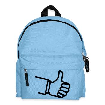 Thick thumb - Kids' Backpack - light blue - Front