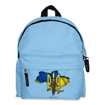 L’Ukraine contourne le trident Zelensky - Sac à dos Enfant - bleu clair - Devant