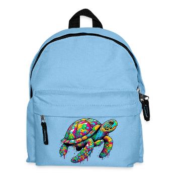 Tortue - Sac à dos Enfant - bleu clair - Devant
