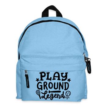 Spielplatz Spiele Kinder - Kinder Rucksack - Hellblau - Vorne