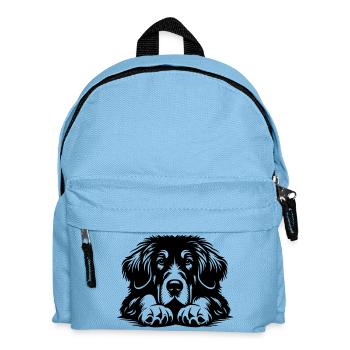 Tête de grand danois tibétain avec pattes - Sac à dos Enfant - bleu clair - Devant