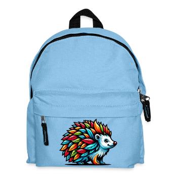 Hedgehog - Kids' Backpack - light blue - Front