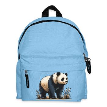 Panda - Kids' Backpack - light blue - Front