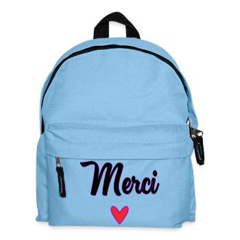 MASTER. MASTER. THANK YOU. THANK YOU, MASTER. MASTER - Kids' Backpack - light blue - Front