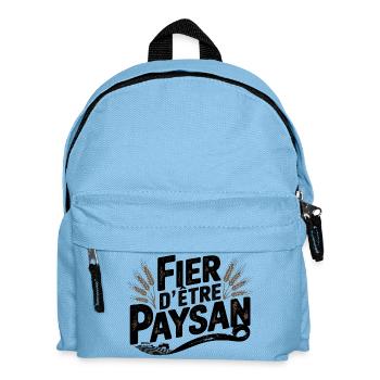 Proud to be a farmer - Kids' Backpack - light blue - Front