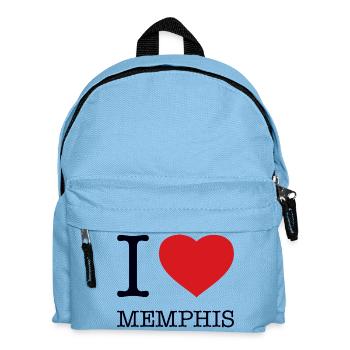 J’ADORE MEMPHIS - Sac à dos Enfant - bleu clair - Devant