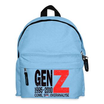 Gen Z Trendsetter Influencer Shirt - Kids' Backpack - light blue - Front
