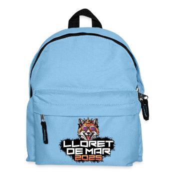 Lloret De Mar 2025 Party Fuchs - Kinder Rucksack - Hellblau - Vorne