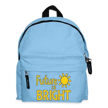 Future Is Bright - Sun - Kids' Backpack - light blue - Front