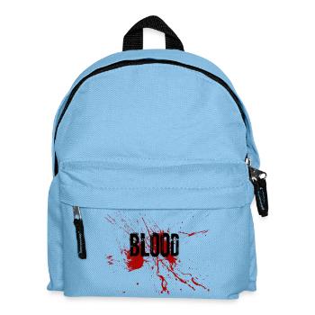 Bloody Splatter Lettering - Kids' Backpack - light blue - Front