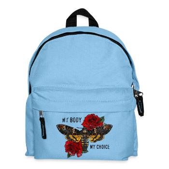 Tarantula Schmetterling mit Rosen - Kinder Rucksack - Hellblau - Vorne