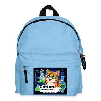 Cation – Pawsitive Chemistry Chat - Sac à dos Enfant - bleu clair - Devant