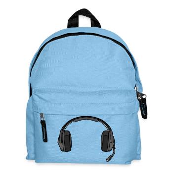 Casque avec micro - Sac à dos Enfant - bleu clair - Devant