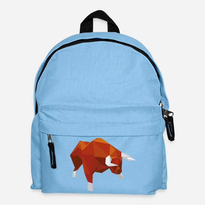 taureau - Sac à dos Enfant - bleu clair