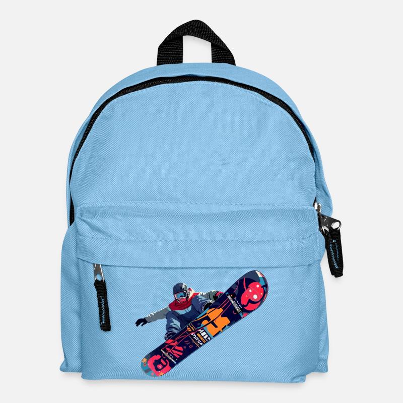 snowboard - Kids' Backpack - light blue