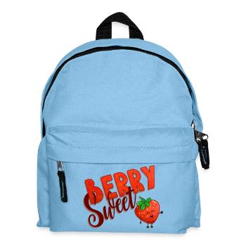 Berry Sweet Erdbeere - Kinder Rucksack - Hellblau - Vorne