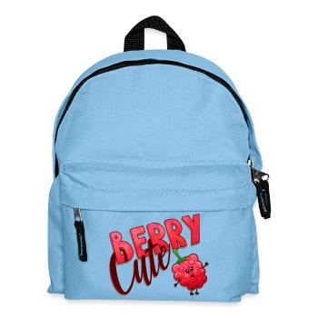 Berry Cute Himbeere - Kinder Rucksack - Hellblau - Vorne