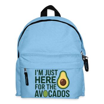 Je suis juste là pour l’expert diététicien en avocats - Sac à dos Enfant - bleu clair - Devant