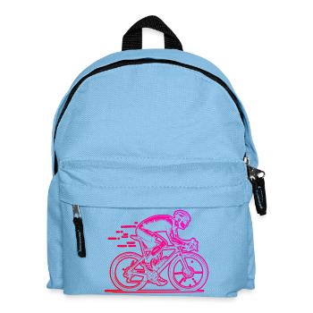 Coole Roadbike Inspiration - Kinder Rucksack - Hellblau - Vorne
