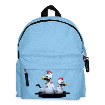 Duo de mouettes sur la jetée - Sac à dos Enfant - bleu clair - Devant