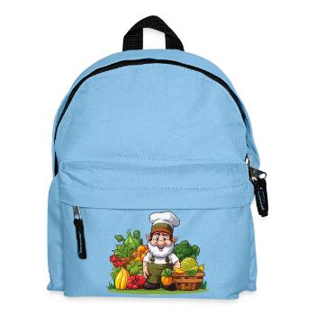 Chef chez Gemüseparadies - Sac à dos Enfant - bleu clair - Devant