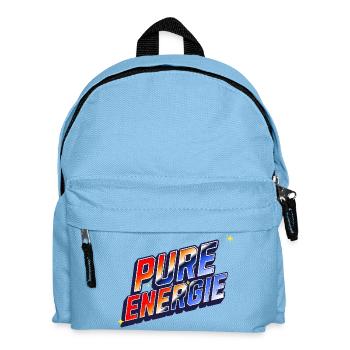 Pure Energie Retro - Energie, Power und Motivation - Kinder Rucksack - Hellblau - Vorne