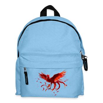 Scarlet Phoenix in flight - Kids' Backpack - light blue - Front