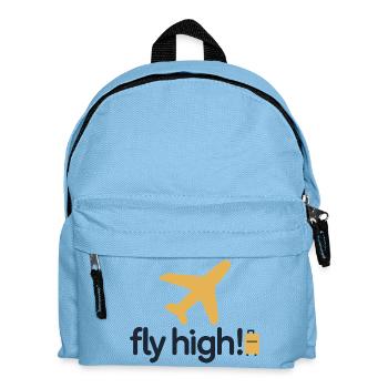 Fly High Travel Icon Tee - Kids' Backpack - light blue - Front