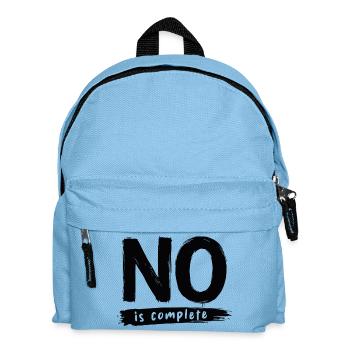 Le non, c’est une déclaration drôle complète - Sac à dos Enfant - bleu clair - Devant