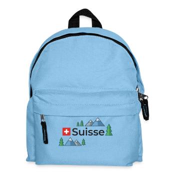 Suisse Suisse Suisse  - Sac à dos Enfant - bleu clair - Devant