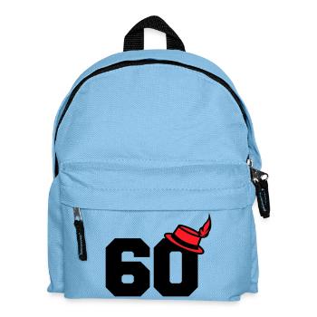 60 - Kids' Backpack - light blue - Front