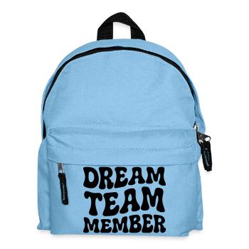 Team Member Retro - Kinder Rucksack - Hellblau - Vorne