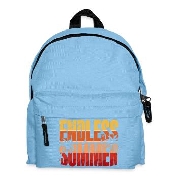 Endloser Sommer Palmen - Kinder Rucksack - Hellblau - Vorne