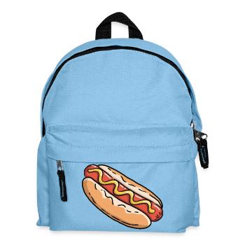 Hotdog - Hot Dog Fast Food Snack American - Kids' Backpack - light blue - Front