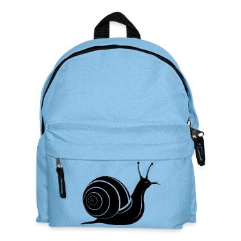 Snail - Kids' Backpack - light blue - Front