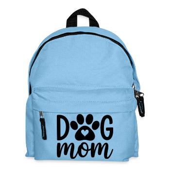 Dog Mom - Kids' Backpack - light blue - Front