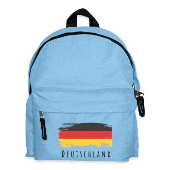 Deutschland - Kinder Rucksack - Hellblau - Vorne