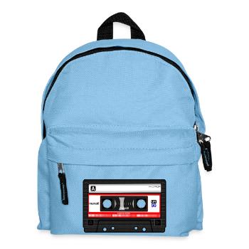 compact cassette - Kinder Rucksack - Hellblau - Vorne