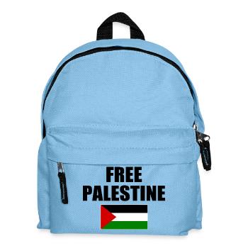 Free palestine - Sac à dos Enfant - bleu clair - Devant
