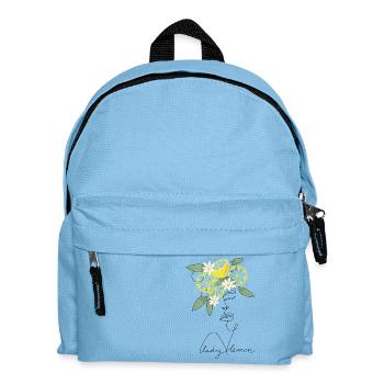 Lady lemon Lineart Design - Kinder Rucksack - Hellblau - Vorne