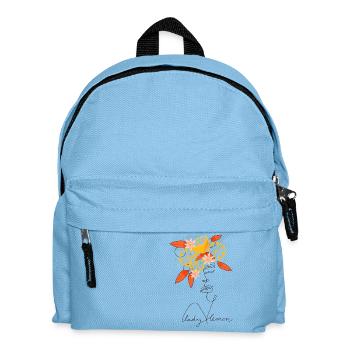 Lady Lemon Lineart Design - Kinder Rucksack - Hellblau - Vorne