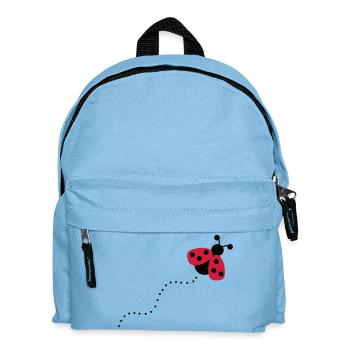 Marienkäfer - Kinder Rucksack - Hellblau - Vorne