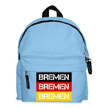 STADT BREMEN, DEUTSCHLAND - Kinder Rucksack - Hellblau - Vorne