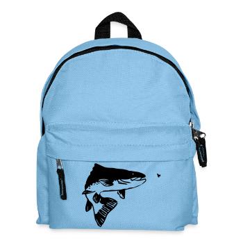 Trout - Kids' Backpack - light blue - Front