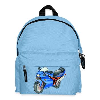 motos de motocross athlète sport motorrad40 - Sac à dos Enfant - bleu clair - Devant