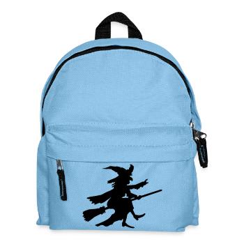 Hexe - Kinder Rucksack - Hellblau - Vorne
