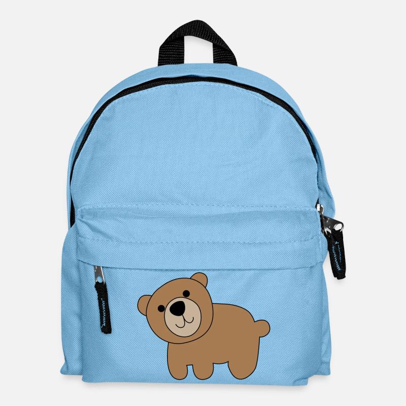 Bär - Kinder Rucksack - Hellblau
