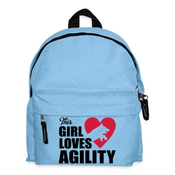Agility - Kids' Backpack - light blue - Front