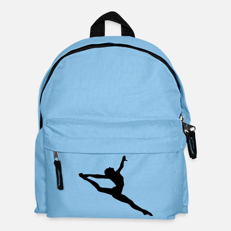 Fille de gymnastique - Sac à dos Enfant - bleu clair