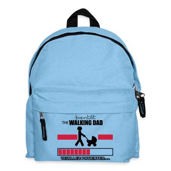 bientôt the walking dad,geek,humour - Sac à dos Enfant - bleu clair - Devant